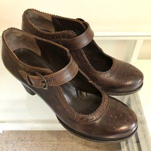 Francesco Morichetti Brown MaryJane Size38